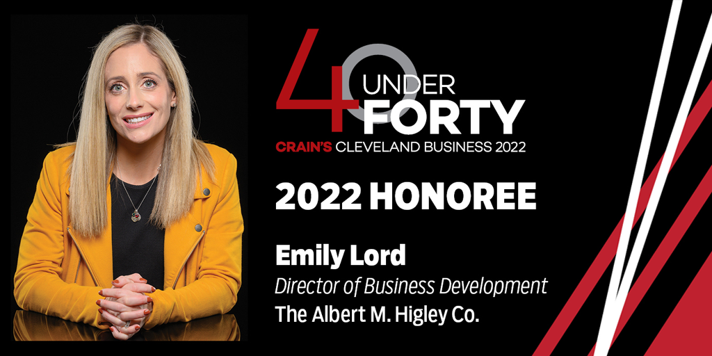 Emily Lord - Crain's Cleveland Business 2022 | 40 Under Forty Honoree